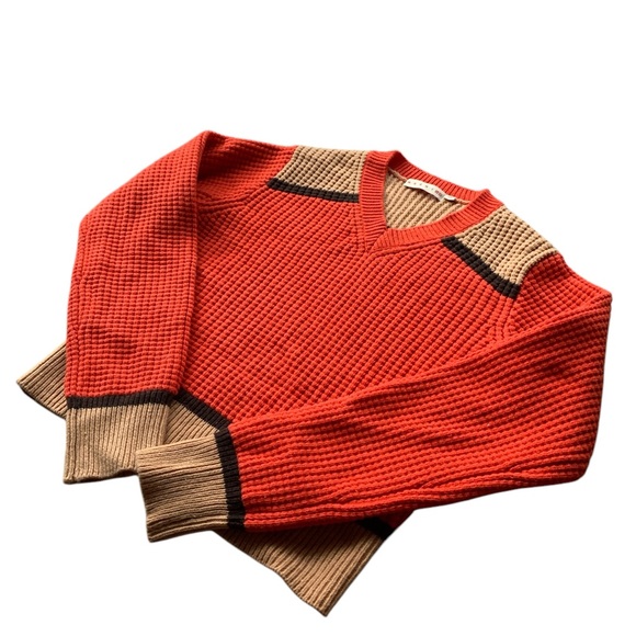 MARNI x Uniqlo orange Tan Wool Sweater - Picture 12 of 14